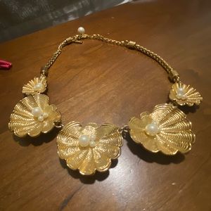 Clam shell statement necklace by Kate Spade